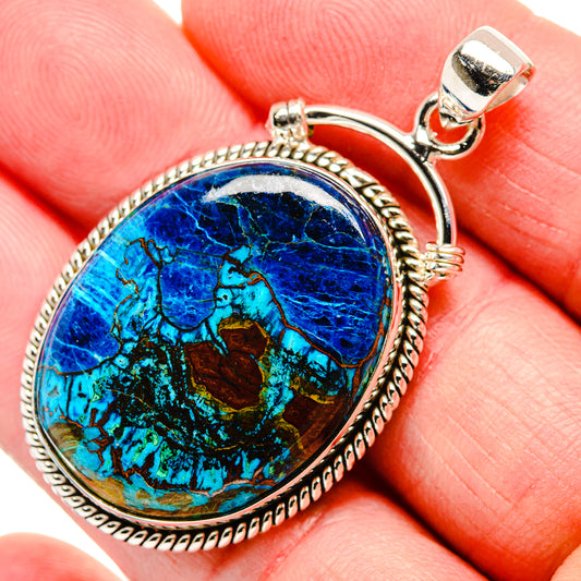Shattuckite Pendants handcrafted by Ana Silver Co - PD35296