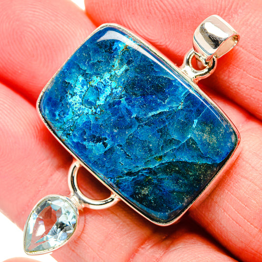 Chrysocolla Pendants handcrafted by Ana Silver Co - PD35298