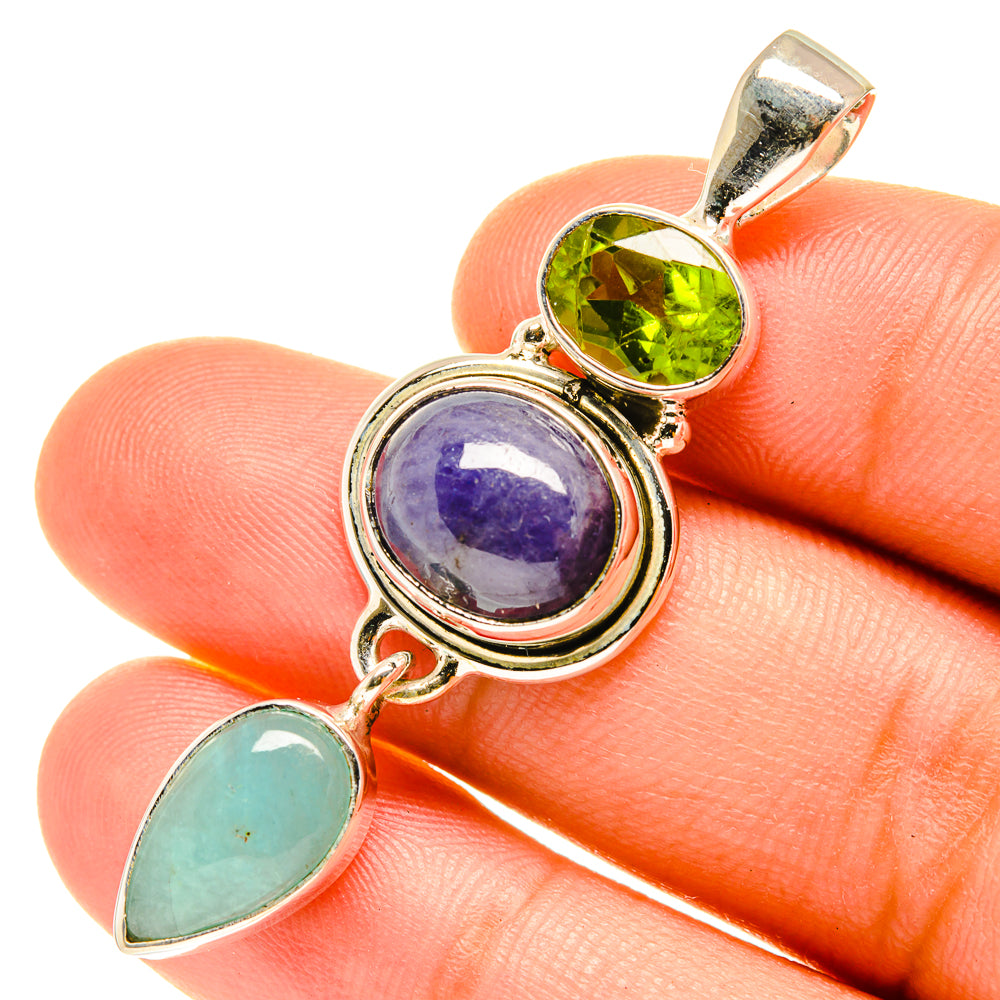 Tanzanite Pendants handcrafted by Ana Silver Co - PD3530