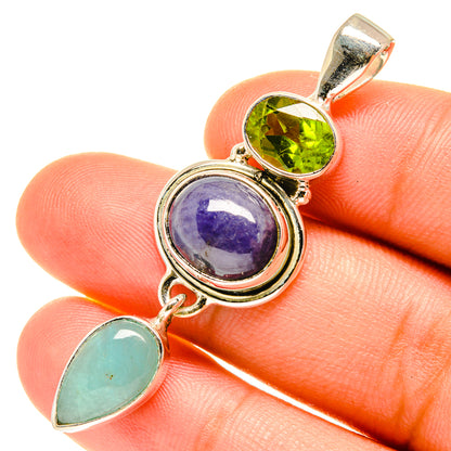 Tanzanite Pendants handcrafted by Ana Silver Co - PD3530