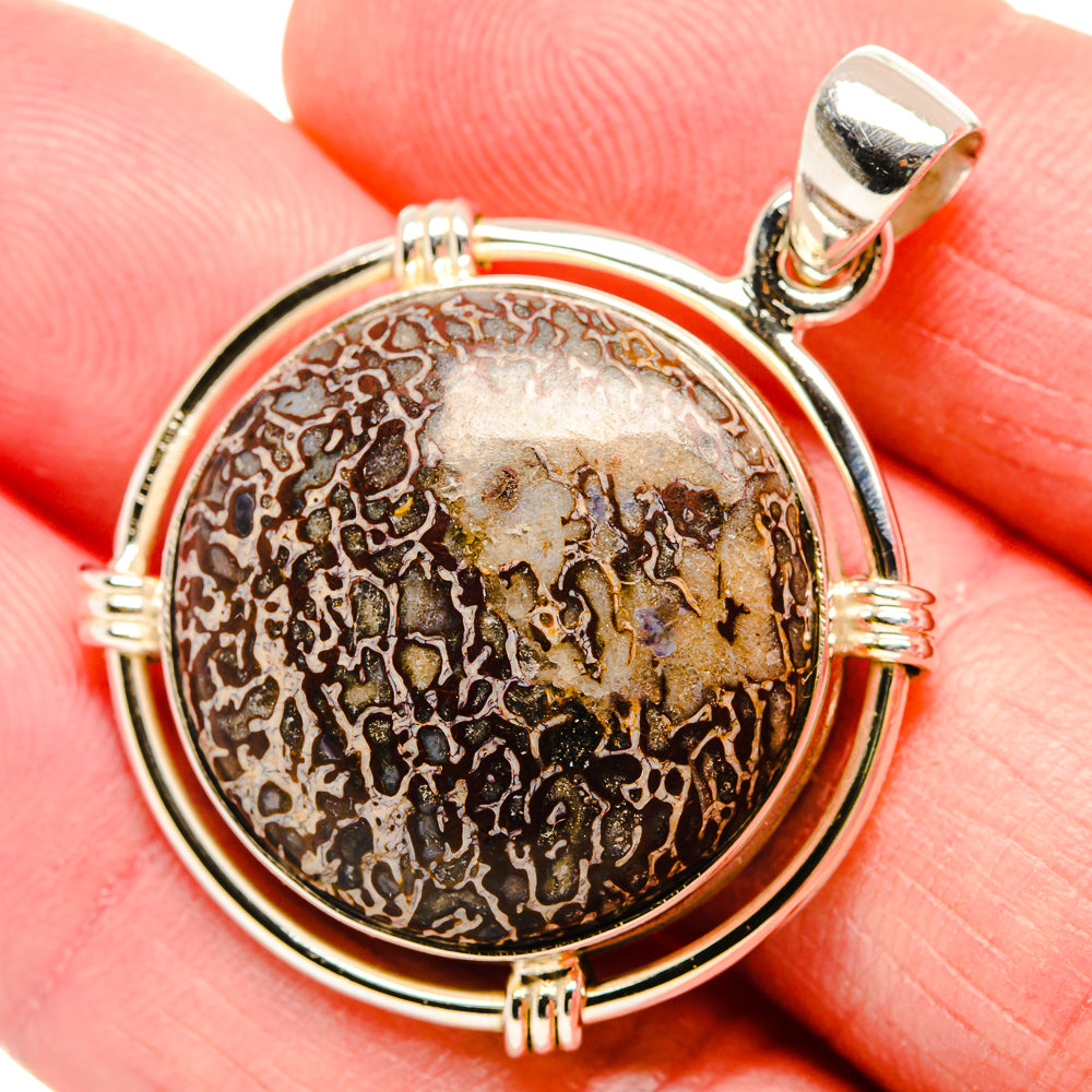 Dinosaur Bone Pendants handcrafted by Ana Silver Co - PD35305