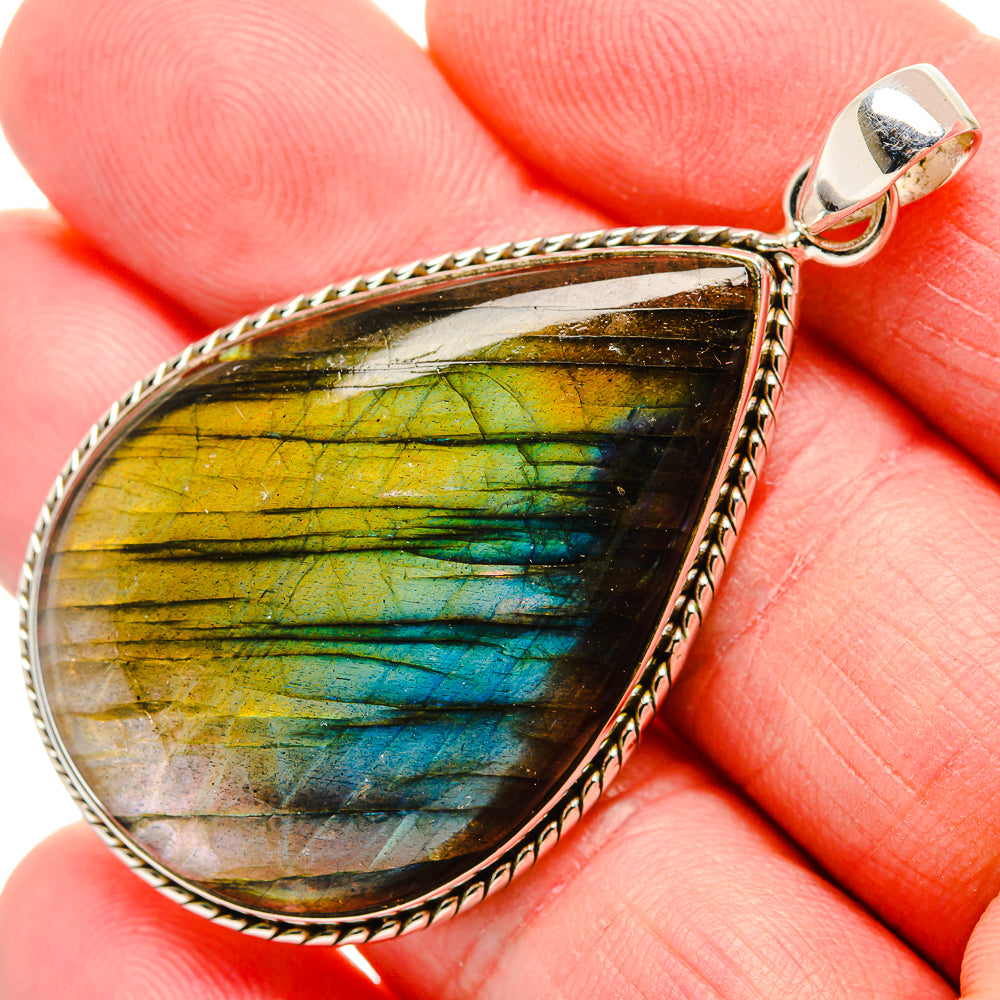 Labradorite Pendants handcrafted by Ana Silver Co - PD35313