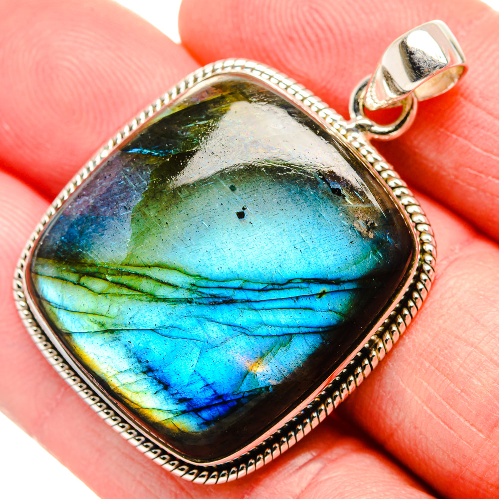 Labradorite Pendants handcrafted by Ana Silver Co - PD35315