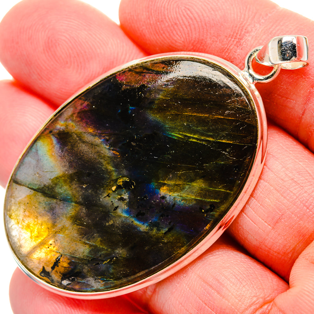 Labradorite Pendants handcrafted by Ana Silver Co - PD35316