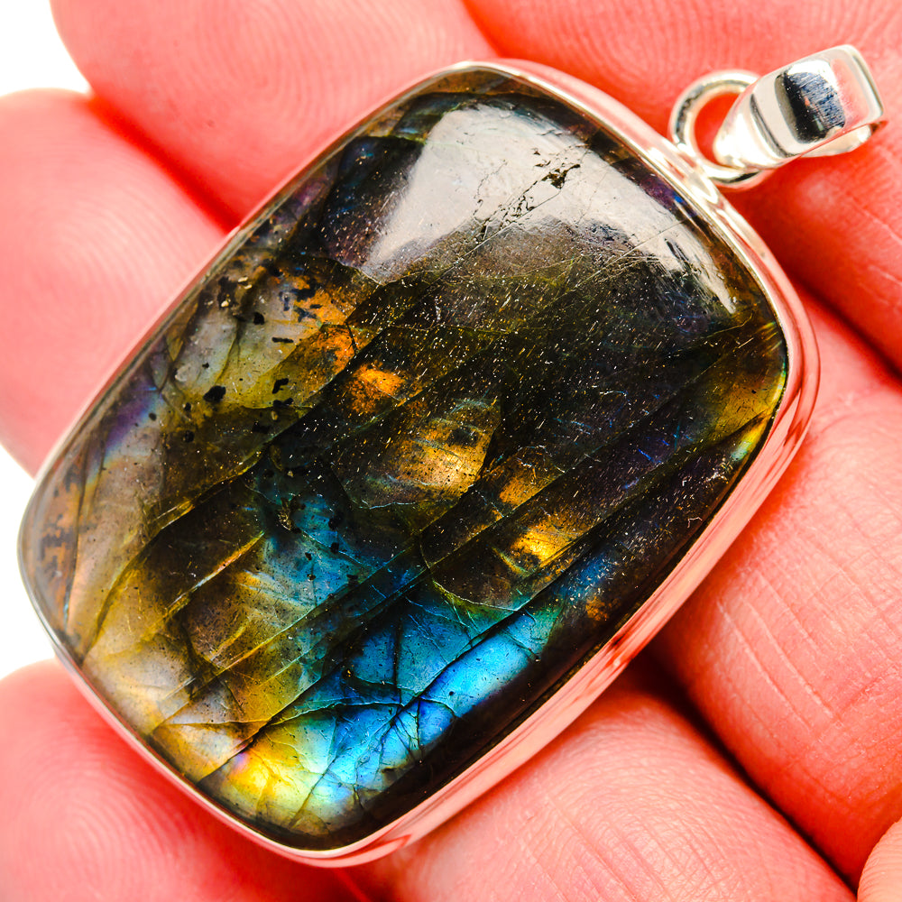 Labradorite Pendants handcrafted by Ana Silver Co - PD35317