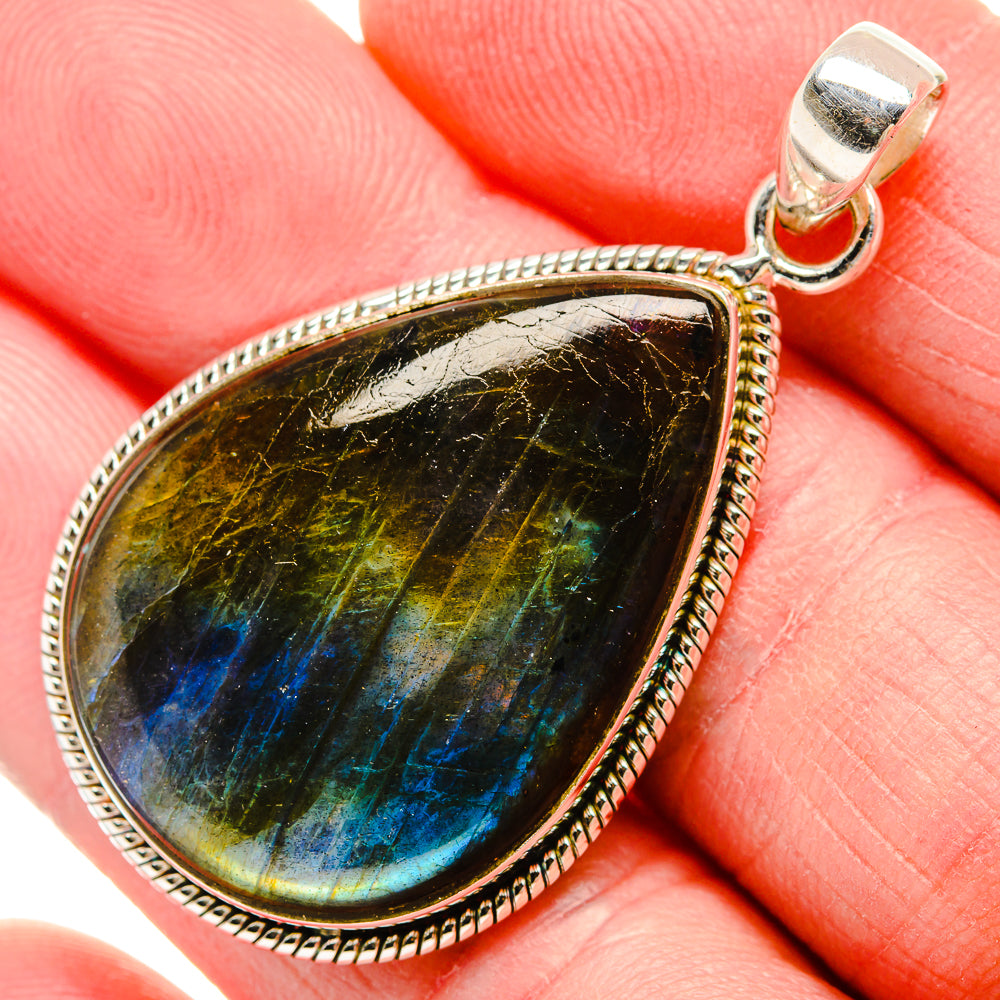 Labradorite Pendants handcrafted by Ana Silver Co - PD35318