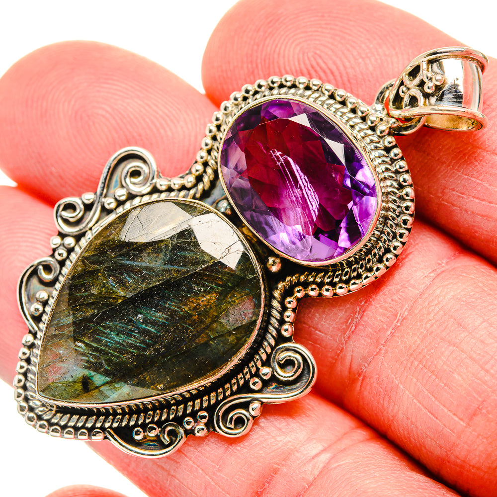 Labradorite Pendants handcrafted by Ana Silver Co - PD35322