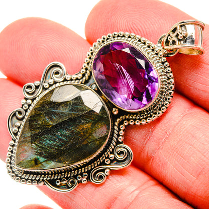 Labradorite Pendants handcrafted by Ana Silver Co - PD35322