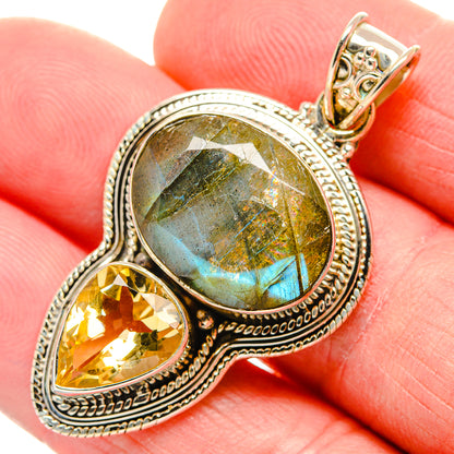 Labradorite Pendants handcrafted by Ana Silver Co - PD35323