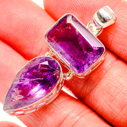 Amethyst Pendants handcrafted by Ana Silver Co - PD35329