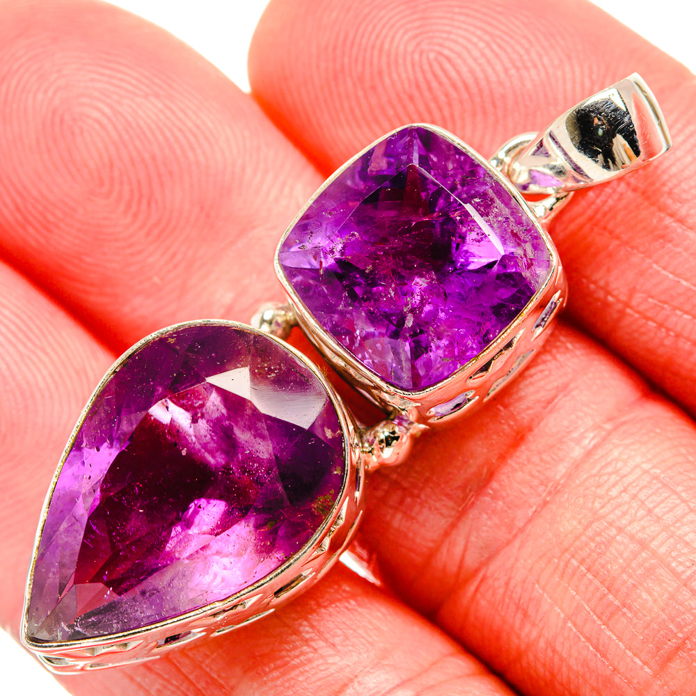 Amethyst Pendants handcrafted by Ana Silver Co - PD35332