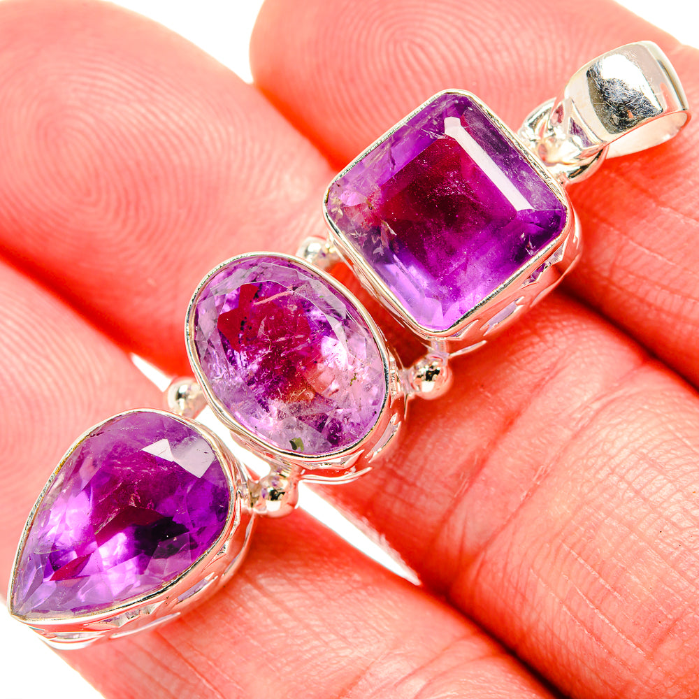 Amethyst Pendants handcrafted by Ana Silver Co - PD35337
