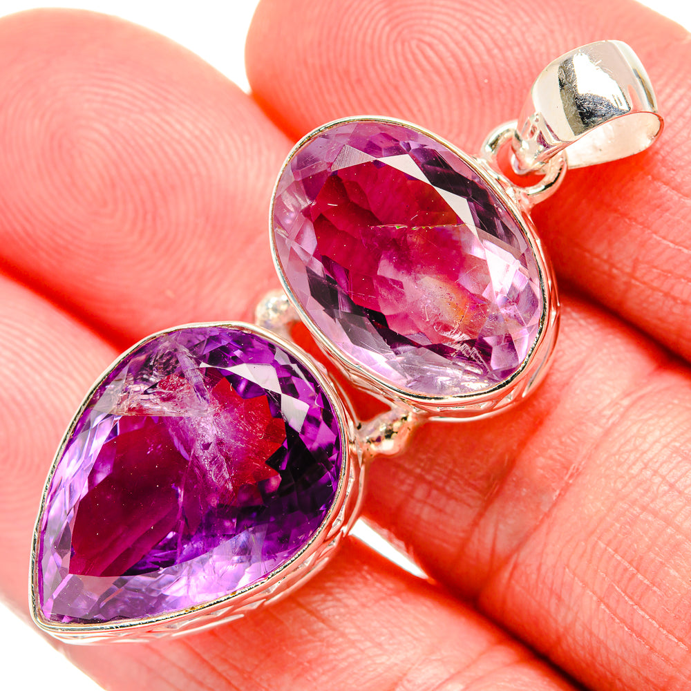 Amethyst Pendants handcrafted by Ana Silver Co - PD35339