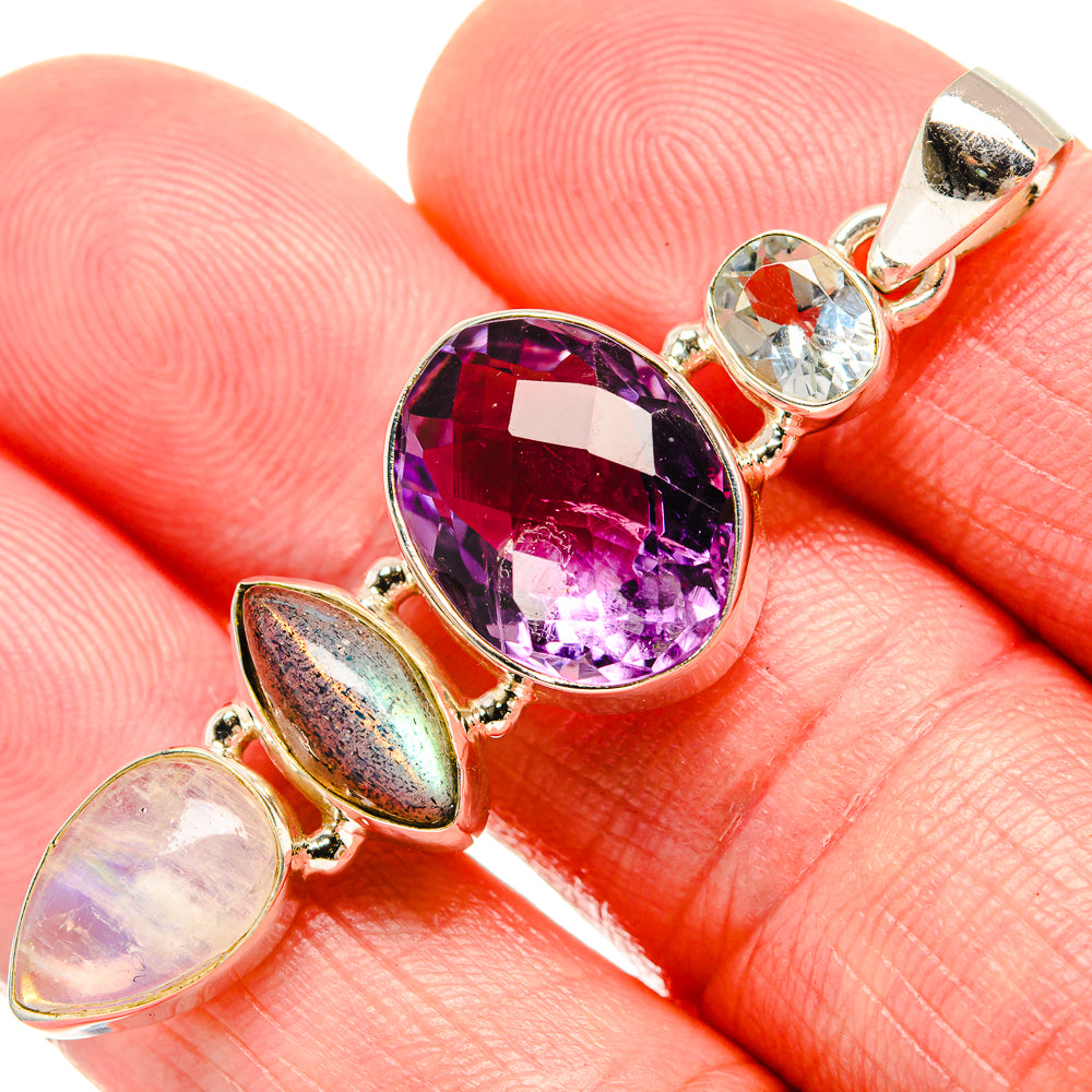 Amethyst Pendants handcrafted by Ana Silver Co - PD35342