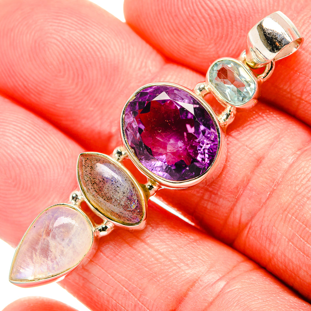 Amethyst Pendants handcrafted by Ana Silver Co - PD35344