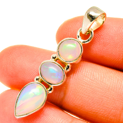 Ethiopian Opal Pendants handcrafted by Ana Silver Co - PD3536