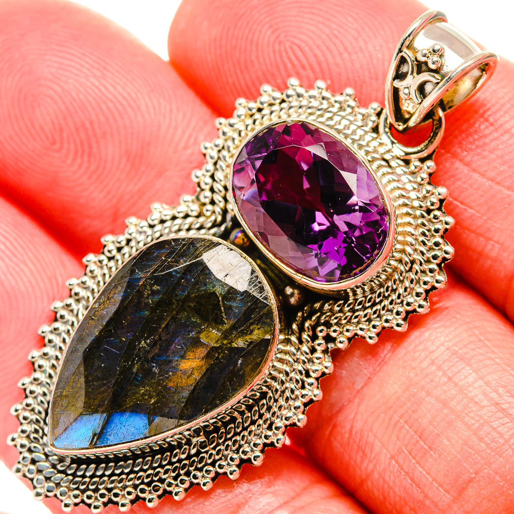 Labradorite Pendants handcrafted by Ana Silver Co - PD35361
