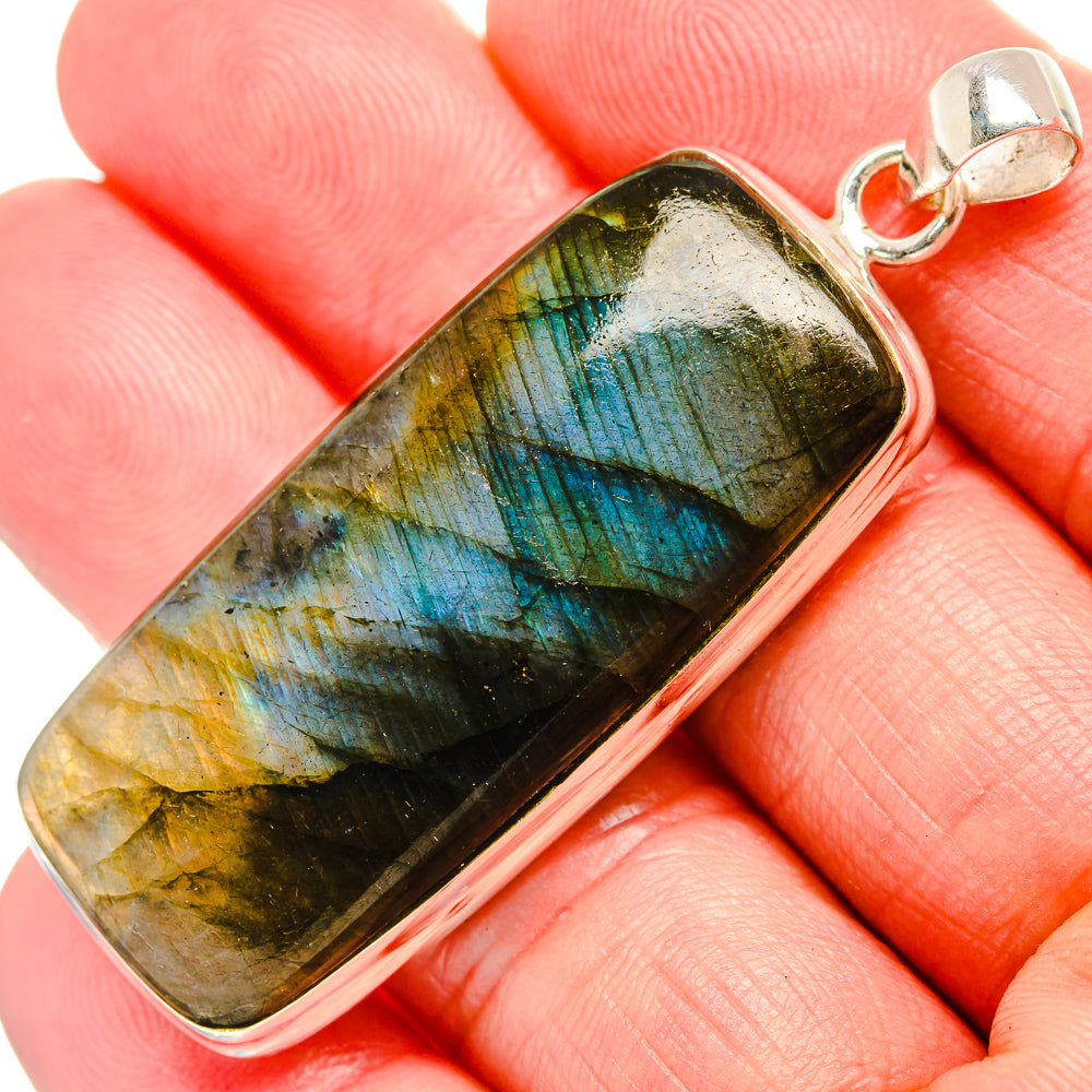 Labradorite Pendants handcrafted by Ana Silver Co - PD35367