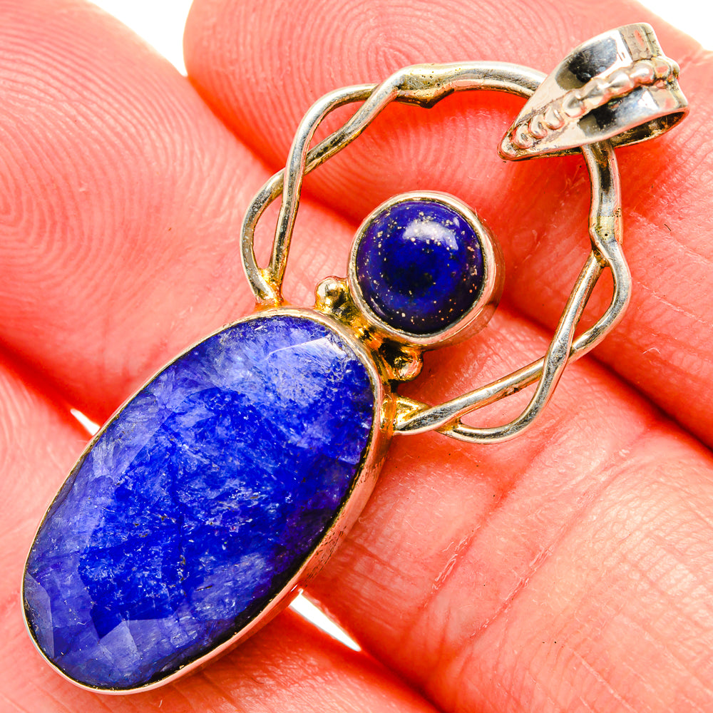 Lapis Lazuli Pendants handcrafted by Ana Silver Co - PD35382