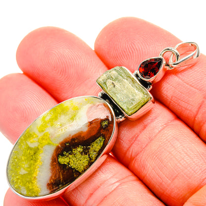 Dragon's Blood Jasper Pendants handcrafted by Ana Silver Co - PD35398