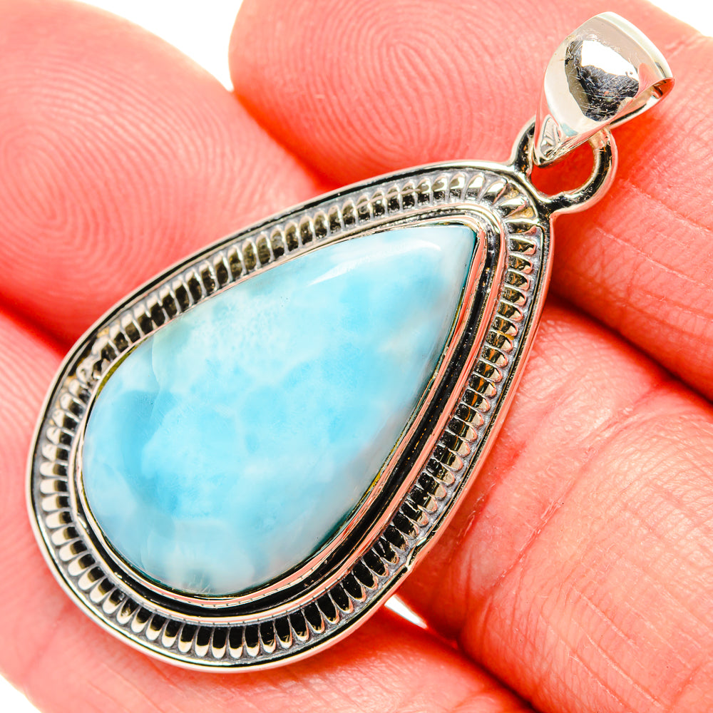 Larimar Pendants handcrafted by Ana Silver Co - PD35402