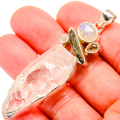 Rainbow Moonstone Pendants handcrafted by Ana Silver Co - PD35404
