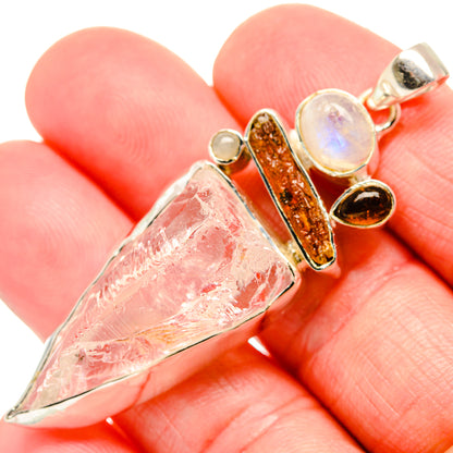 Rainbow Moonstone Pendants handcrafted by Ana Silver Co - PD35405