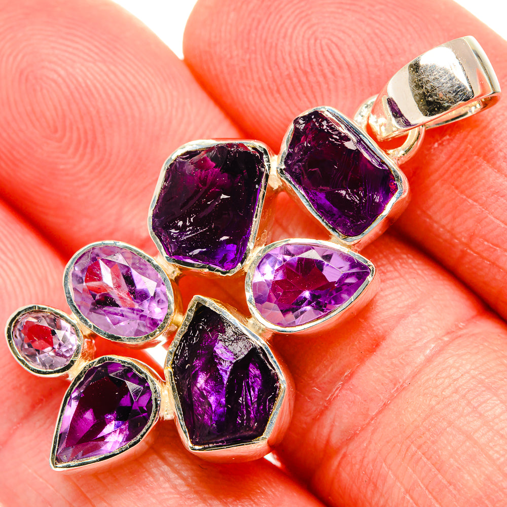 Amethyst Pendants handcrafted by Ana Silver Co - PD35410