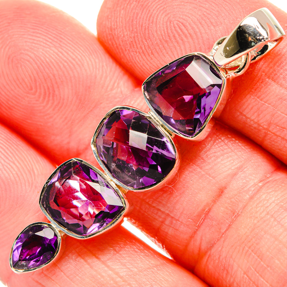 Amethyst Pendants handcrafted by Ana Silver Co - PD35412