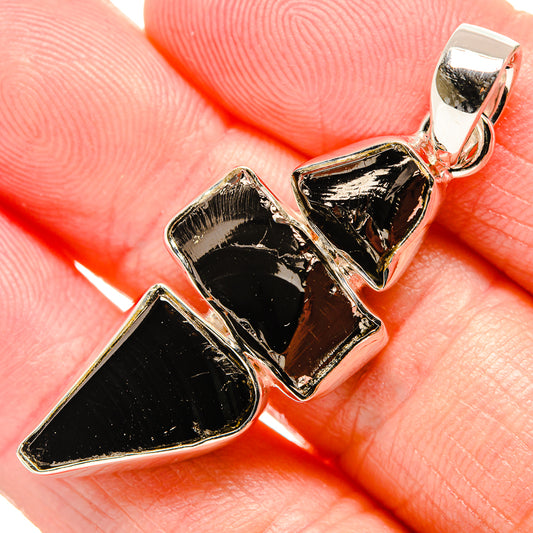 Shungite Pendants handcrafted by Ana Silver Co - PD35418