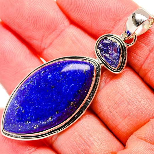 Lapis Lazuli Pendants handcrafted by Ana Silver Co - PD35422
