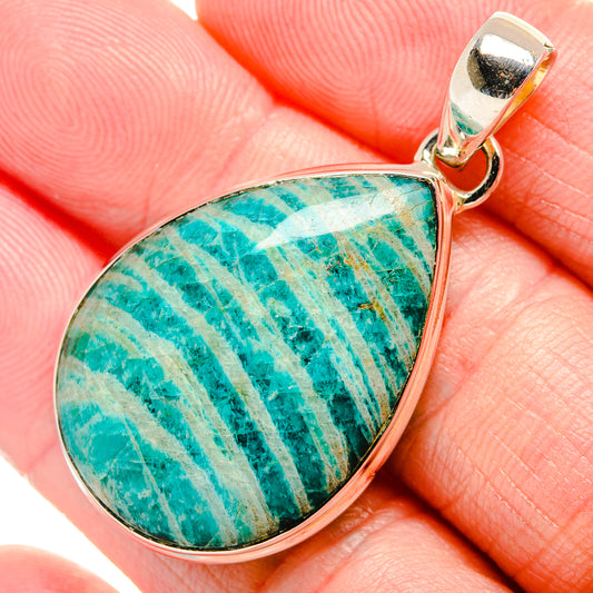 Amazonite Pendants handcrafted by Ana Silver Co - PD35428