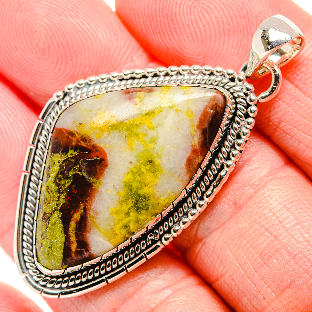 Dragon's Blood Jasper Pendants handcrafted by Ana Silver Co - PD35429