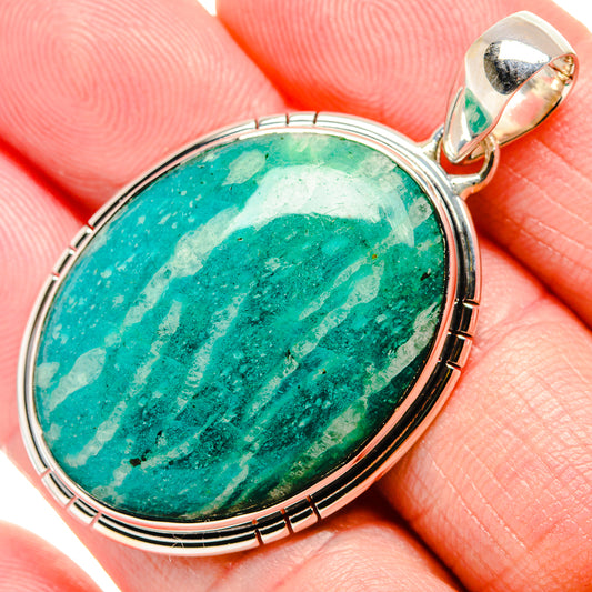 Amazonite Pendants handcrafted by Ana Silver Co - PD35431
