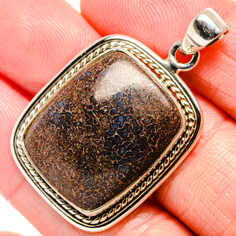 Dinosaur Bone Pendants handcrafted by Ana Silver Co - PD35433