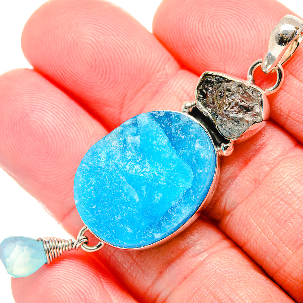 Smithsonite Pendants handcrafted by Ana Silver Co - PD35448
