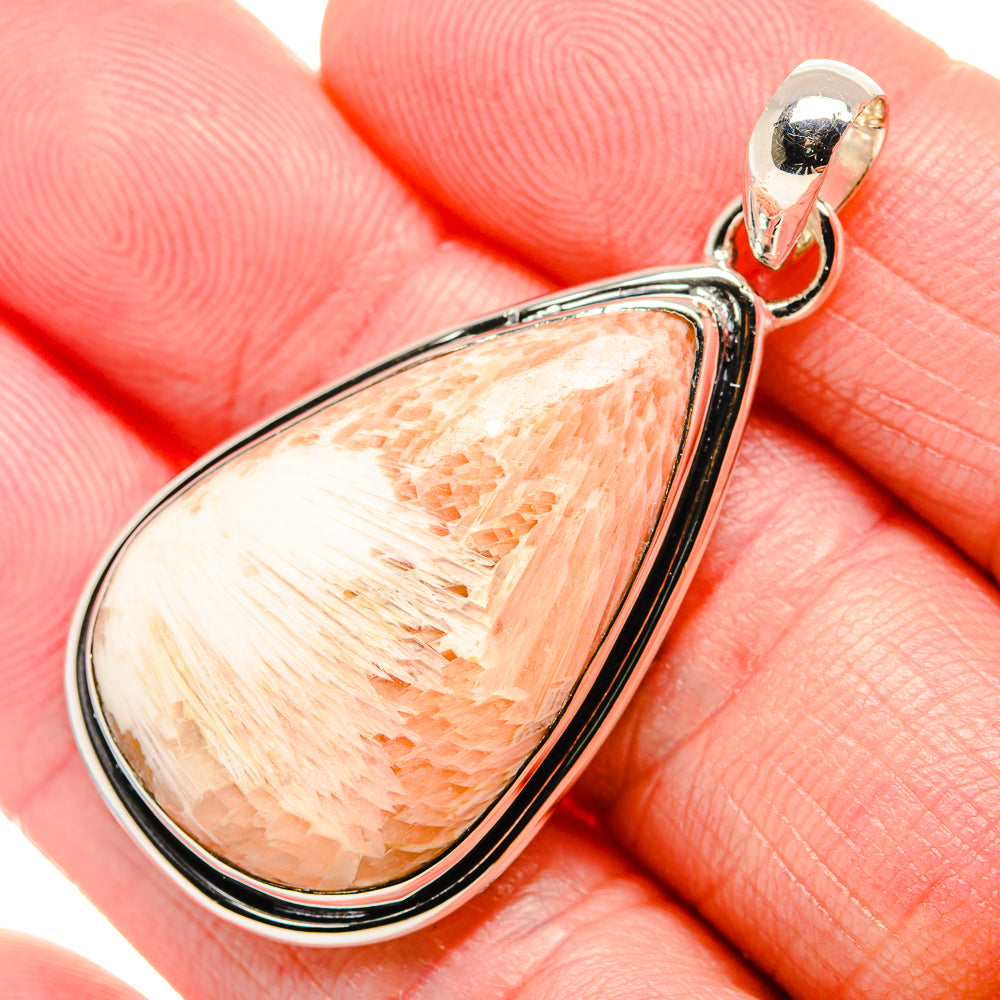 Scolecite Pendants handcrafted by Ana Silver Co - PD35454