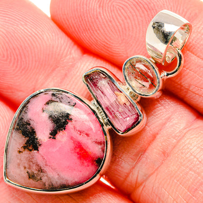 Rhodonite Pendants handcrafted by Ana Silver Co - PD35456