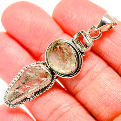 Green Amethyst Pendants handcrafted by Ana Silver Co - PD35459