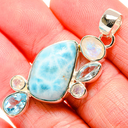 Larimar Pendants handcrafted by Ana Silver Co - PD35461