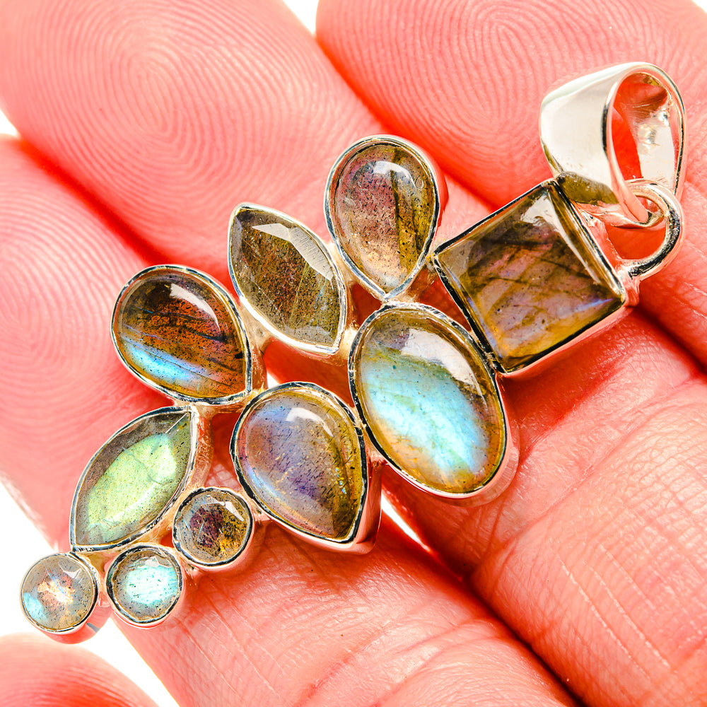 Labradorite Pendants handcrafted by Ana Silver Co - PD35463