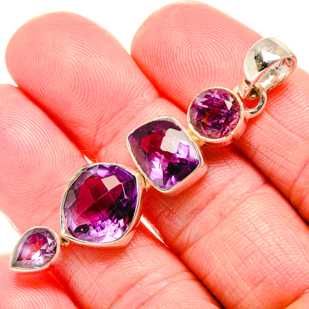Amethyst Pendants handcrafted by Ana Silver Co - PD35464