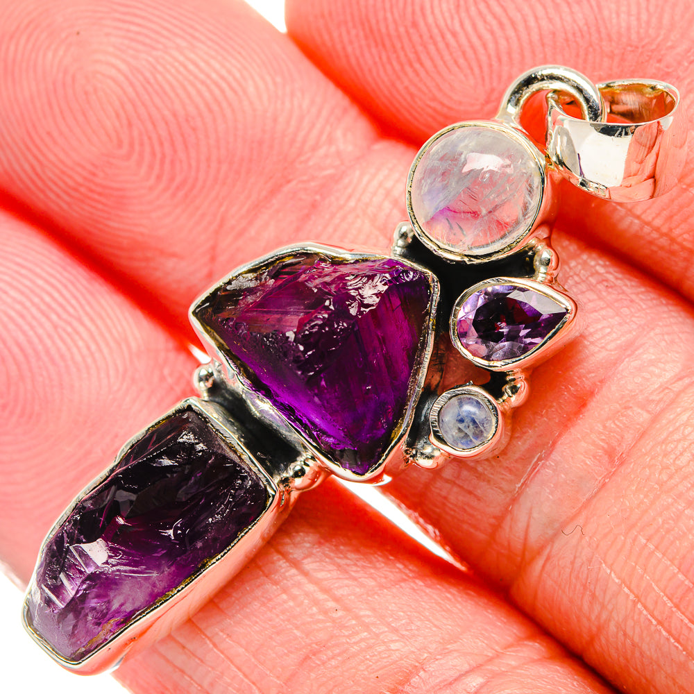Amethyst Pendants handcrafted by Ana Silver Co - PD35466