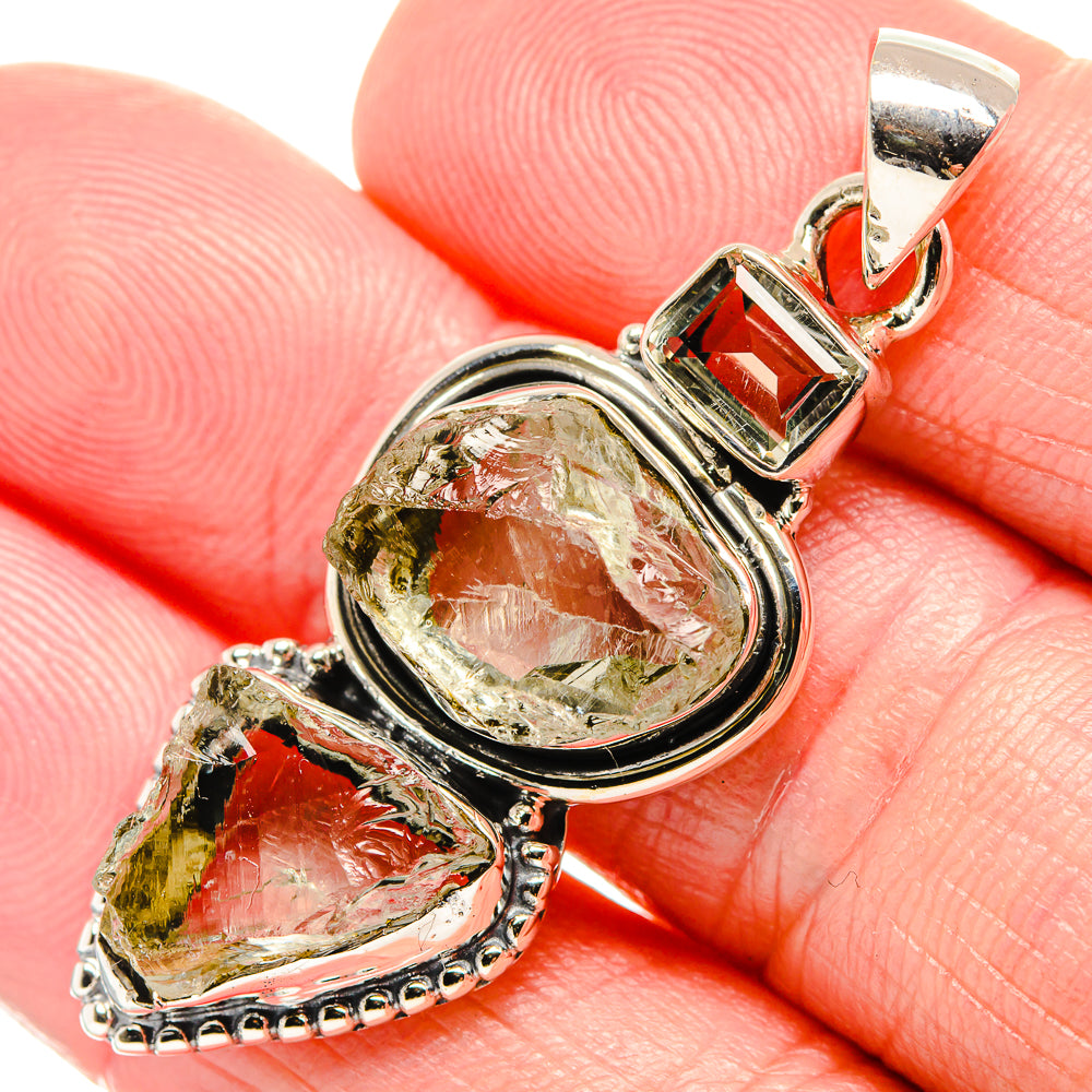 Green Amethyst Pendants handcrafted by Ana Silver Co - PD35467