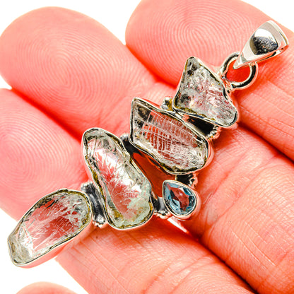 Aquamarine Pendants handcrafted by Ana Silver Co - PD35470