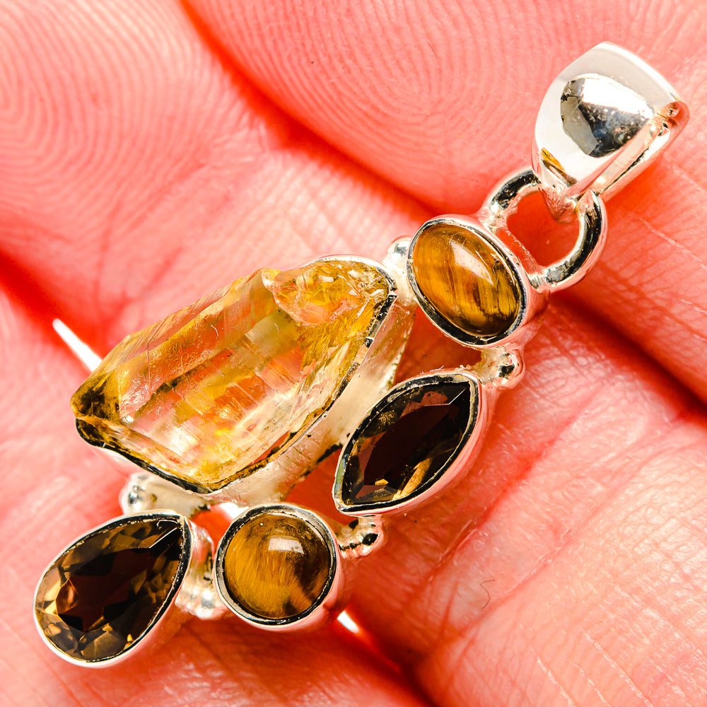 Citrine Pendants handcrafted by Ana Silver Co - PD35480