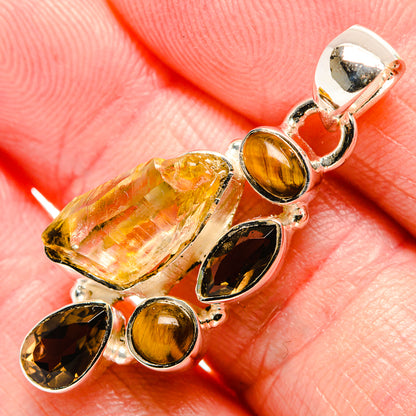 Citrine Pendants handcrafted by Ana Silver Co - PD35480