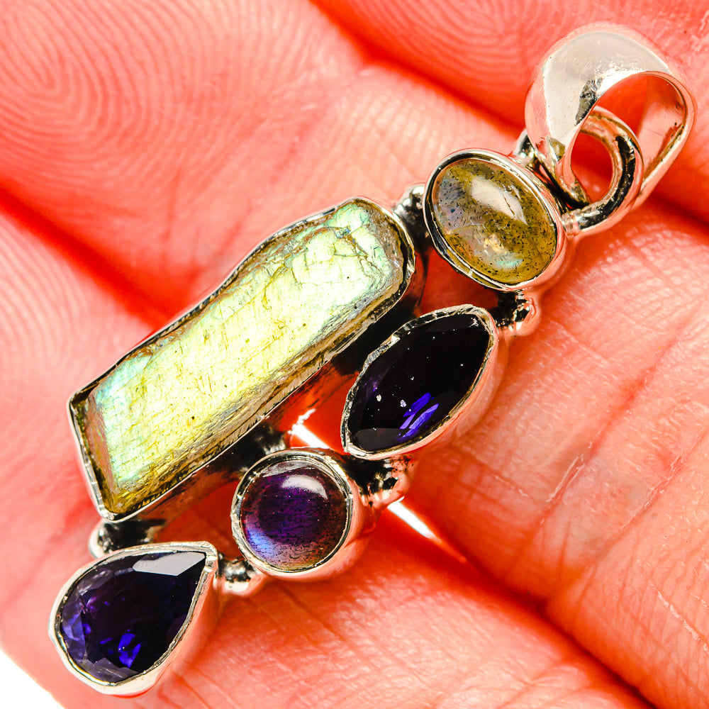 Labradorite Pendants handcrafted by Ana Silver Co - PD35481