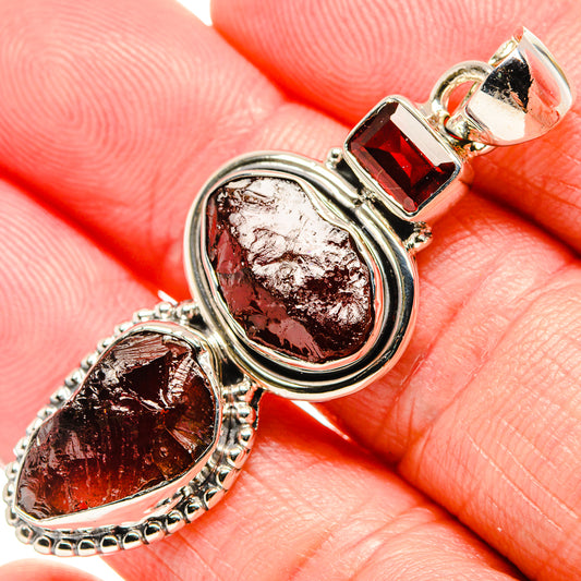 Garnet Pendants handcrafted by Ana Silver Co - PD35485