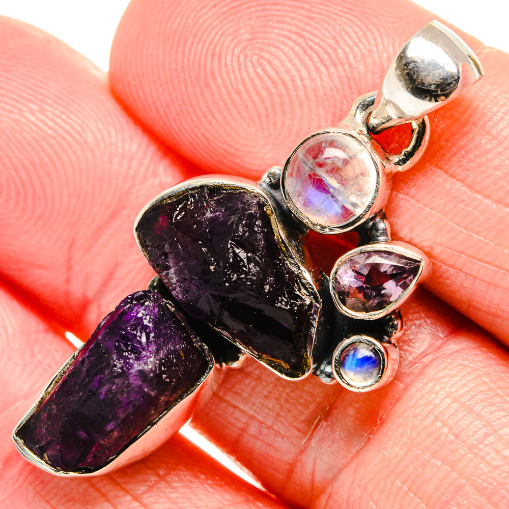 Amethyst Pendants handcrafted by Ana Silver Co - PD35496